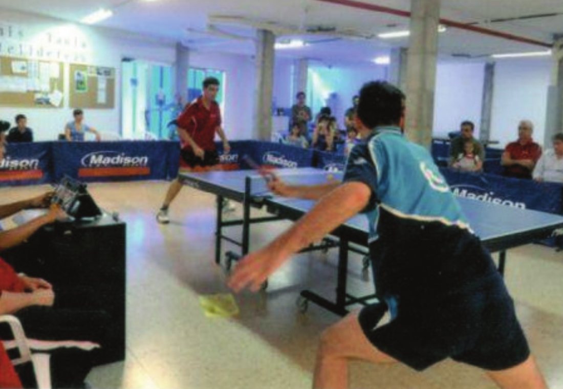 Partit a la sala de Can Roca, la primera seu del club