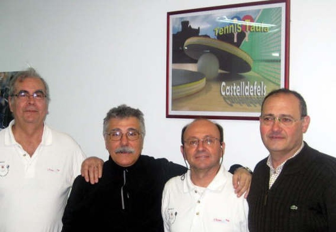 Miquel, Sergio, Patricio i Vicente, fundadors del CTT Castelldefels