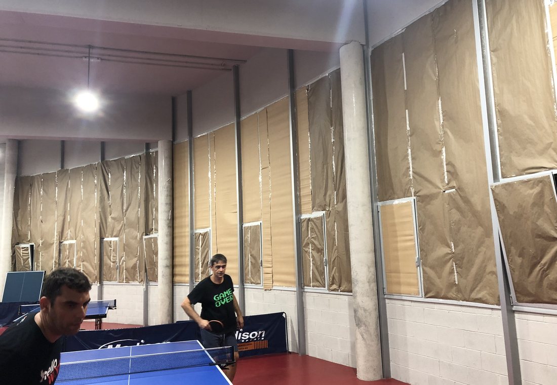 Primers entrenaments a la Sala Polivalent del CEM Pitort